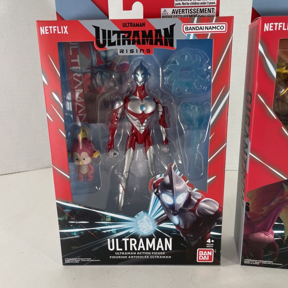Bandai Namco Ultraman Rising Ultraman & Gigantron Action Figures 2024 New Sealed - Picture 2 of 4